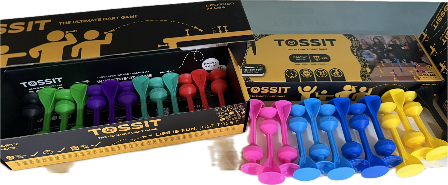 Tossit - Party Pack （ Play set ）｜派對組（26支飛鏢，無收納袋）